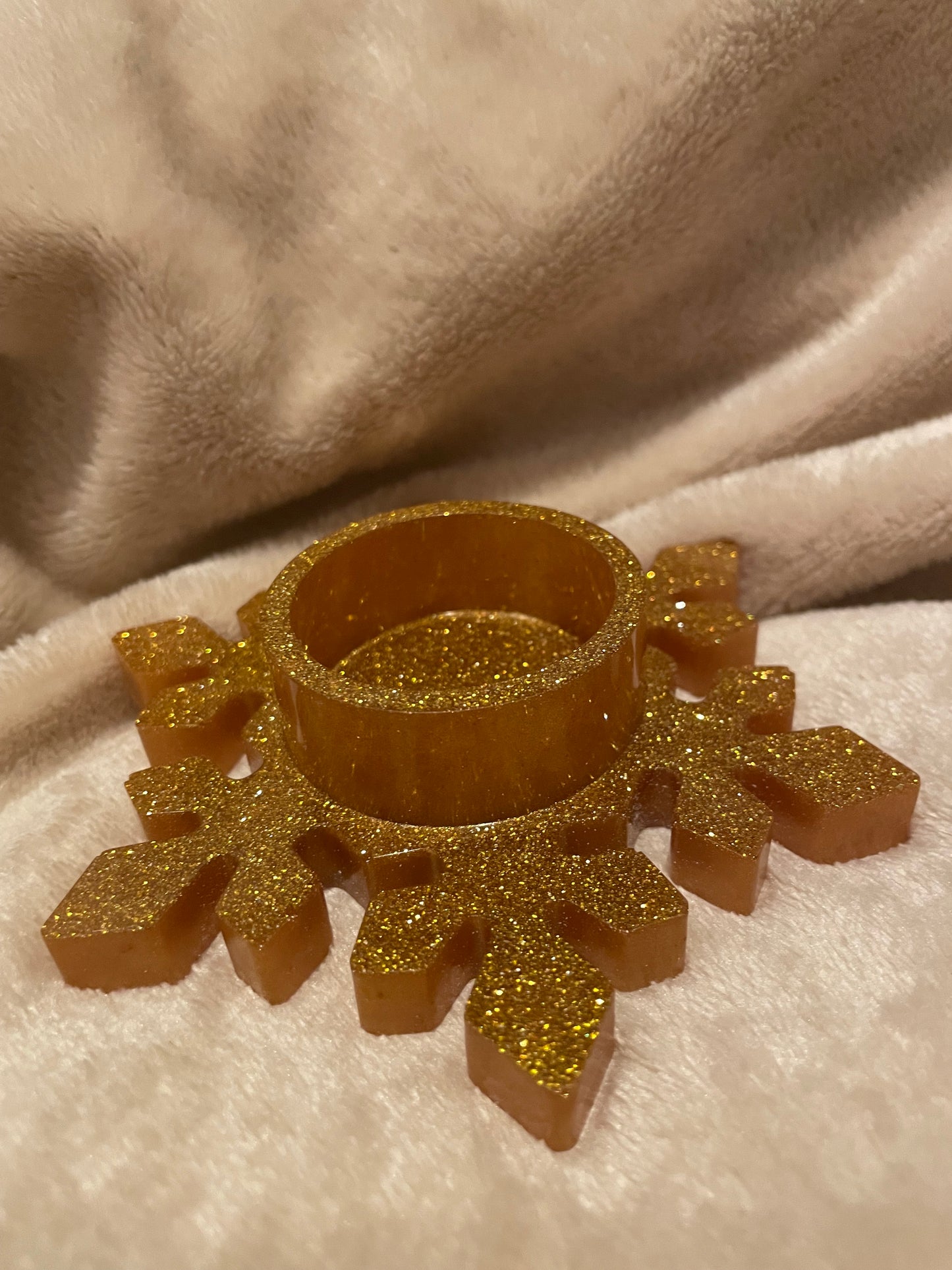 Tealight holder Snowflake