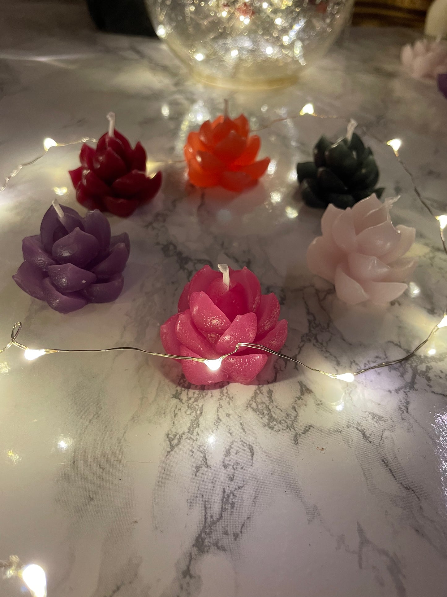 Bloemen kaarsje M