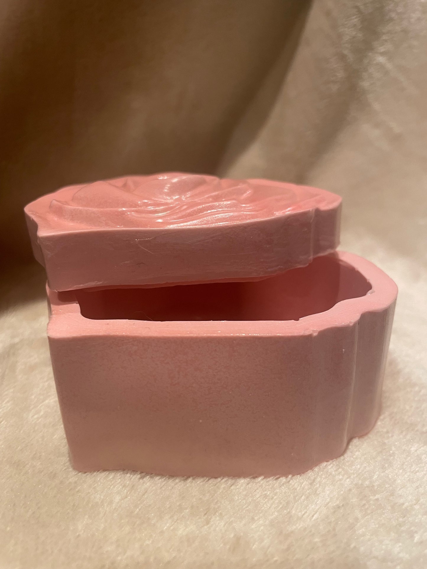 Heartshaped rose opbergpotje