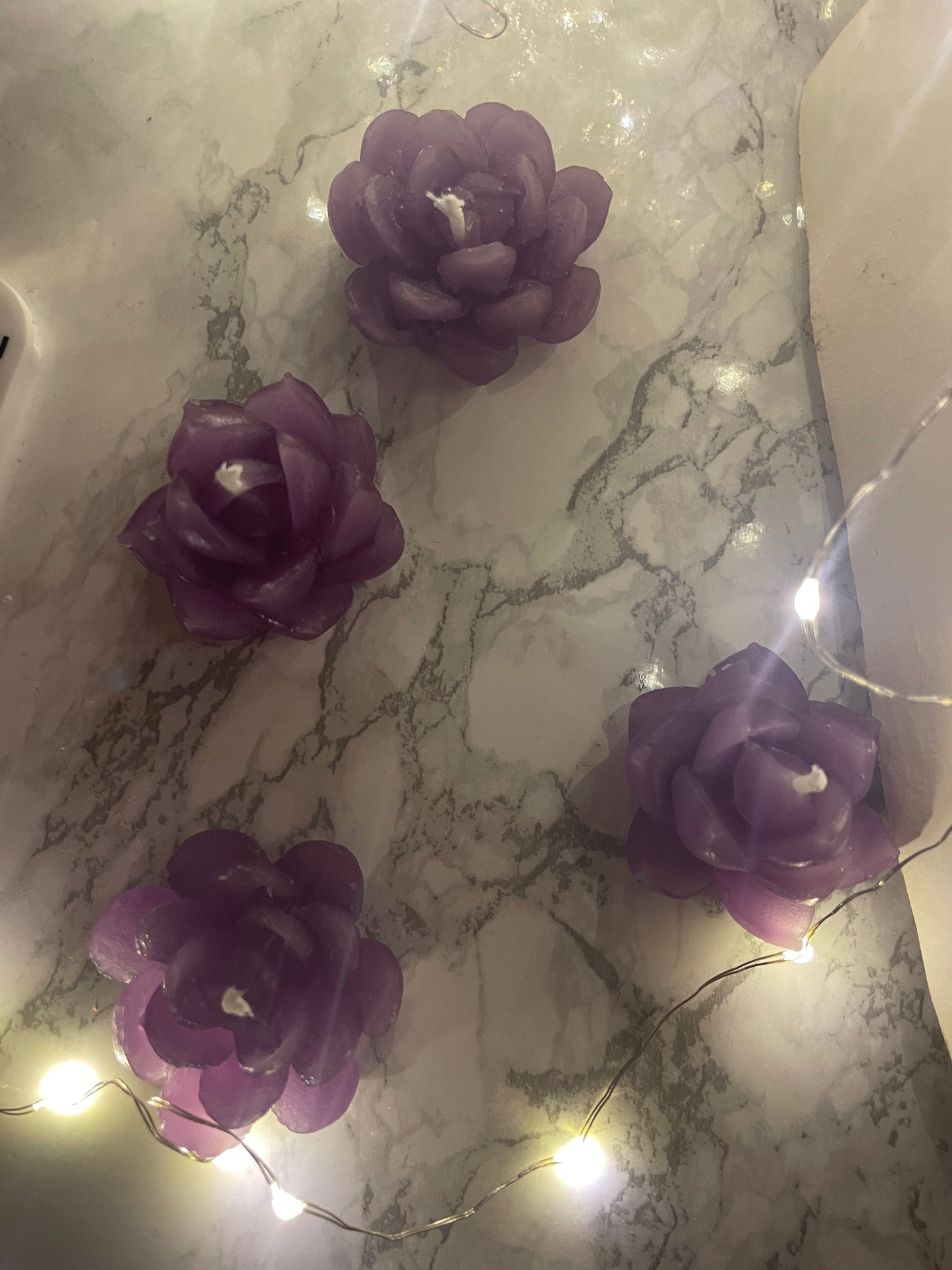 Bloemen kaarsje M