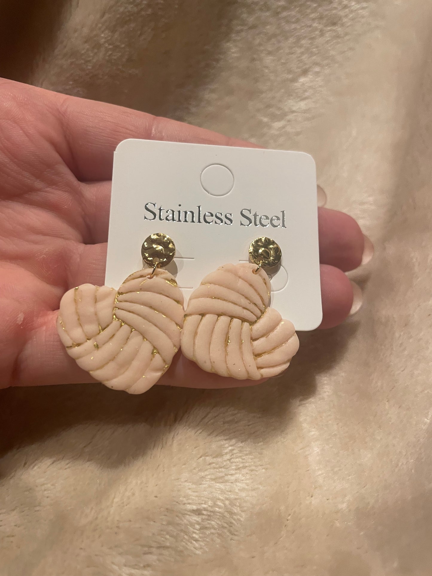 Shiny Gold hearts Oorbellen