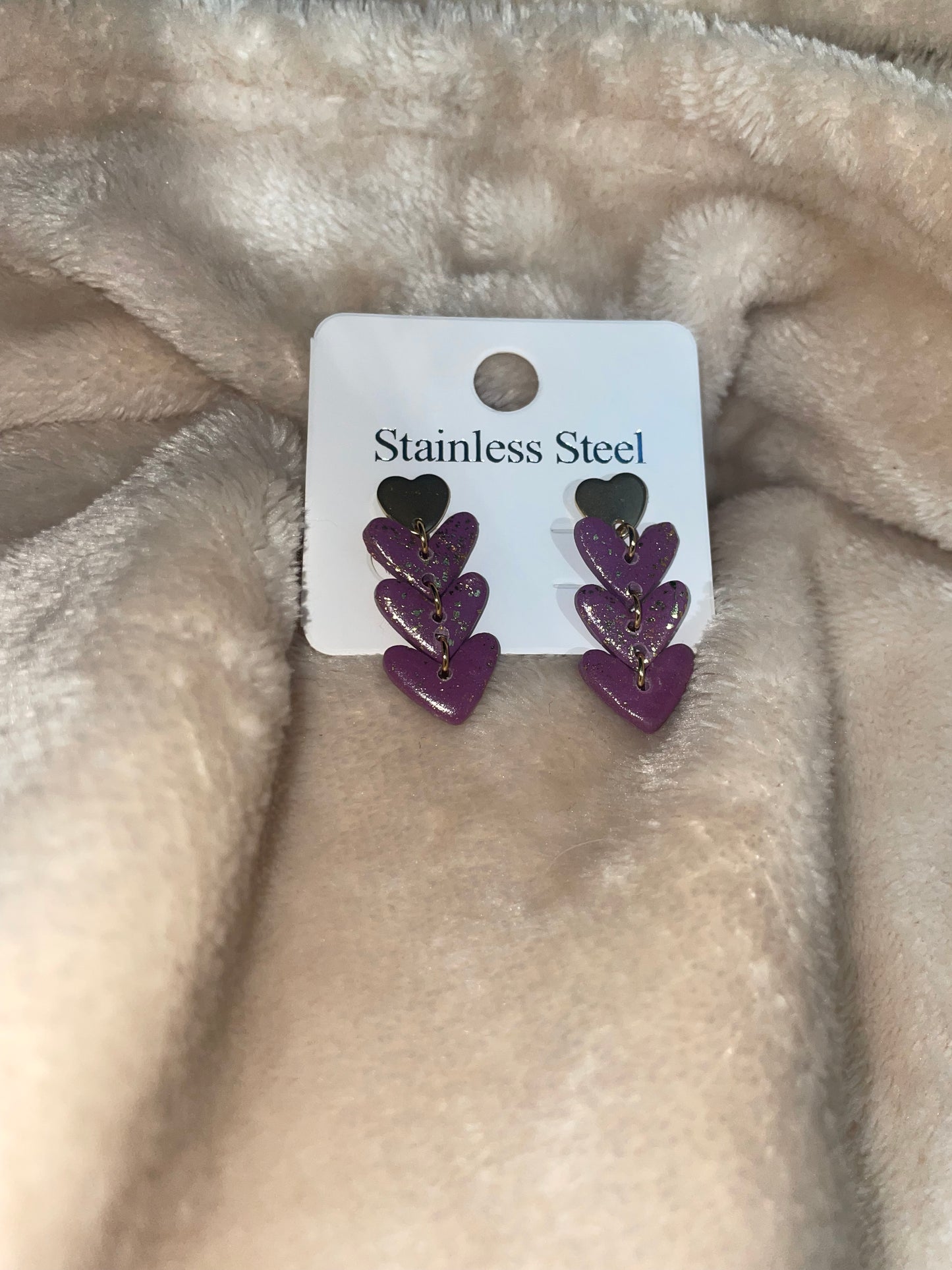 Boucles d'oreilles Sweet Sparkle Hearts