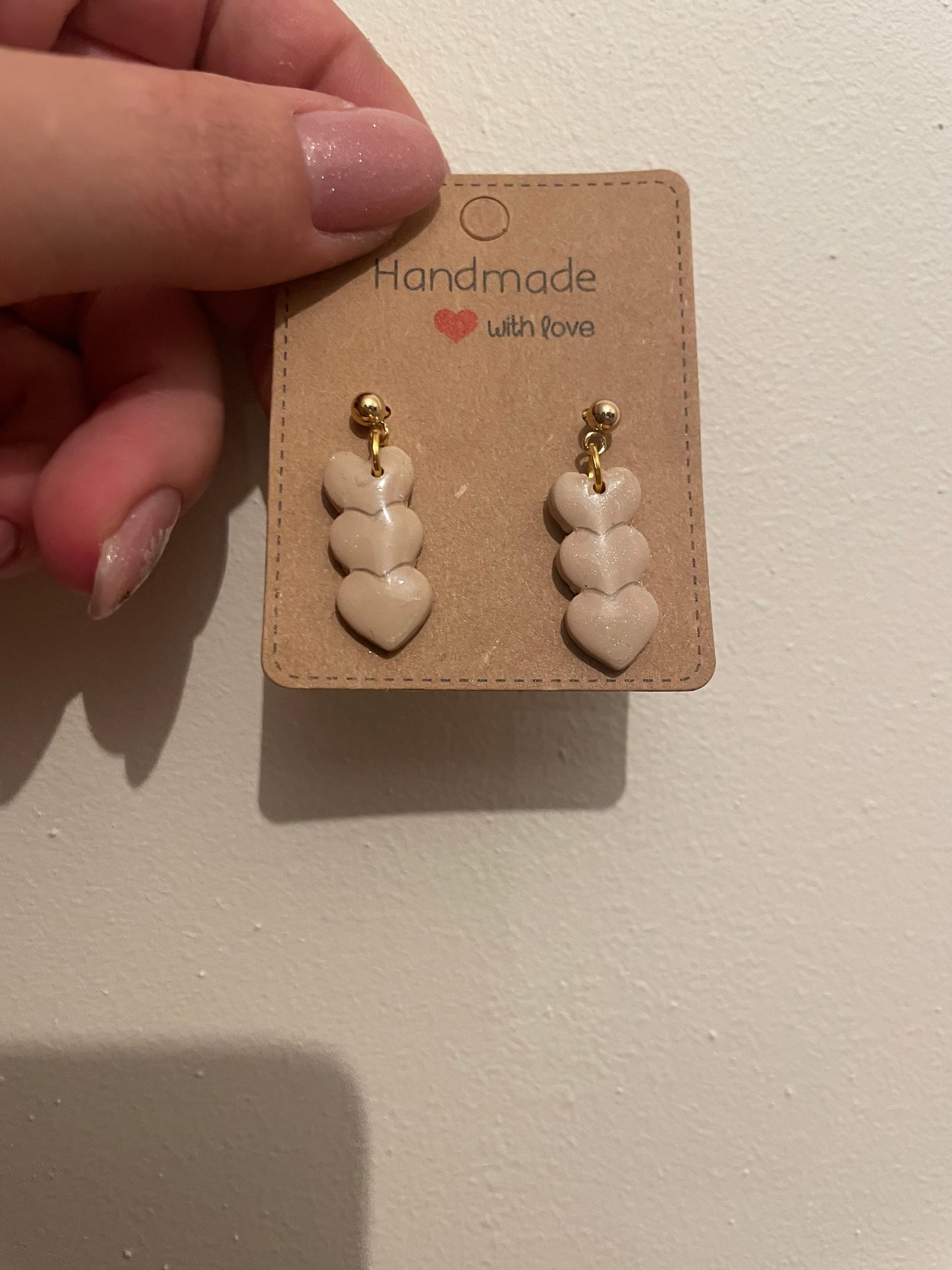 Boucles d'oreilles en forme de cœur