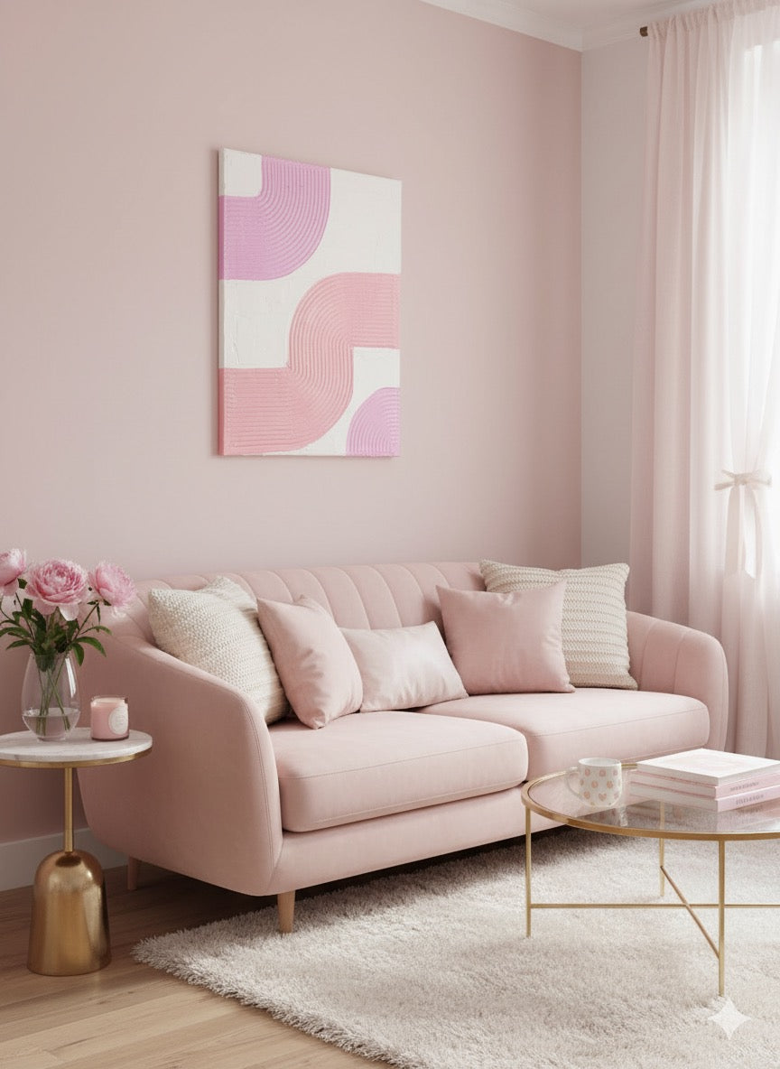 Schilderij abstracte lijnen