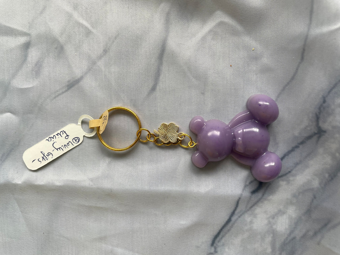 80 Geluksbeertje sleutelhangers (bulkverpakking)