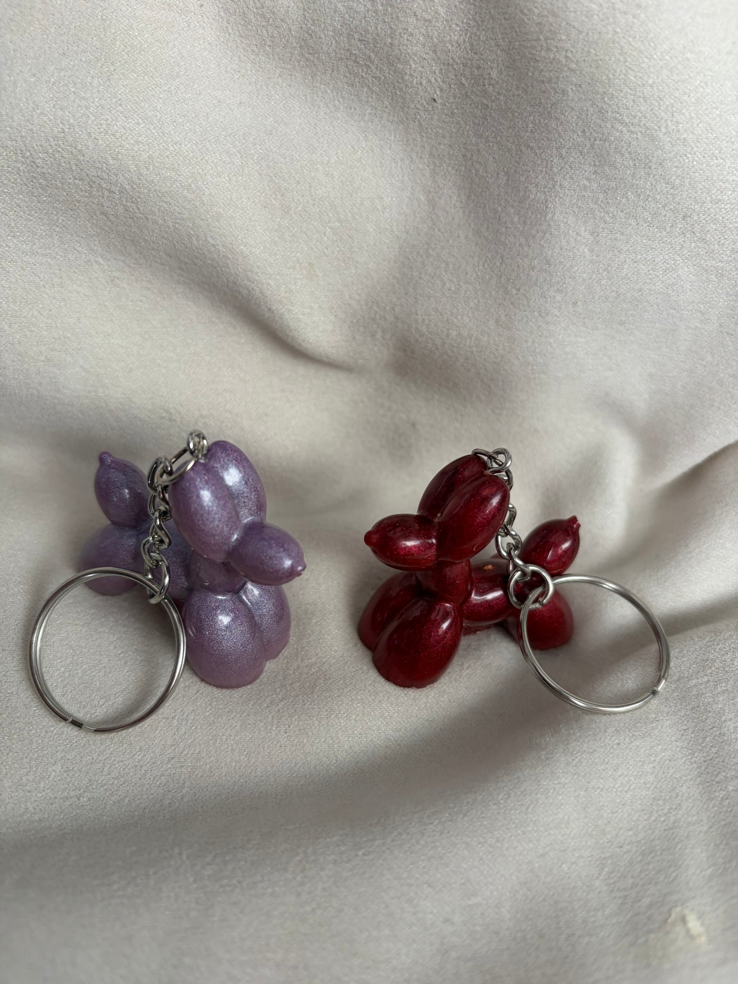 Ballonhondje sleutelhanger