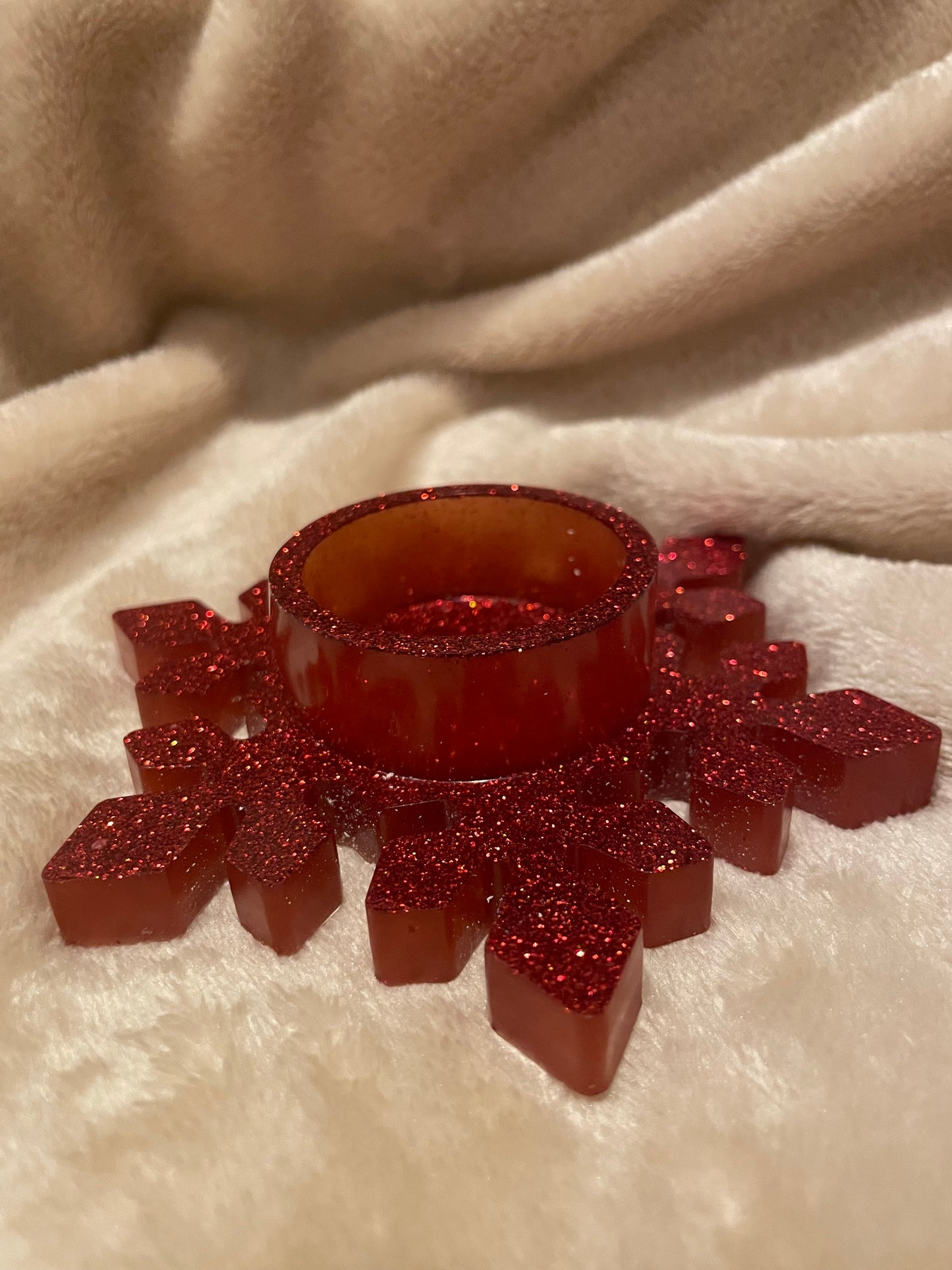 Tealight holder Snowflake