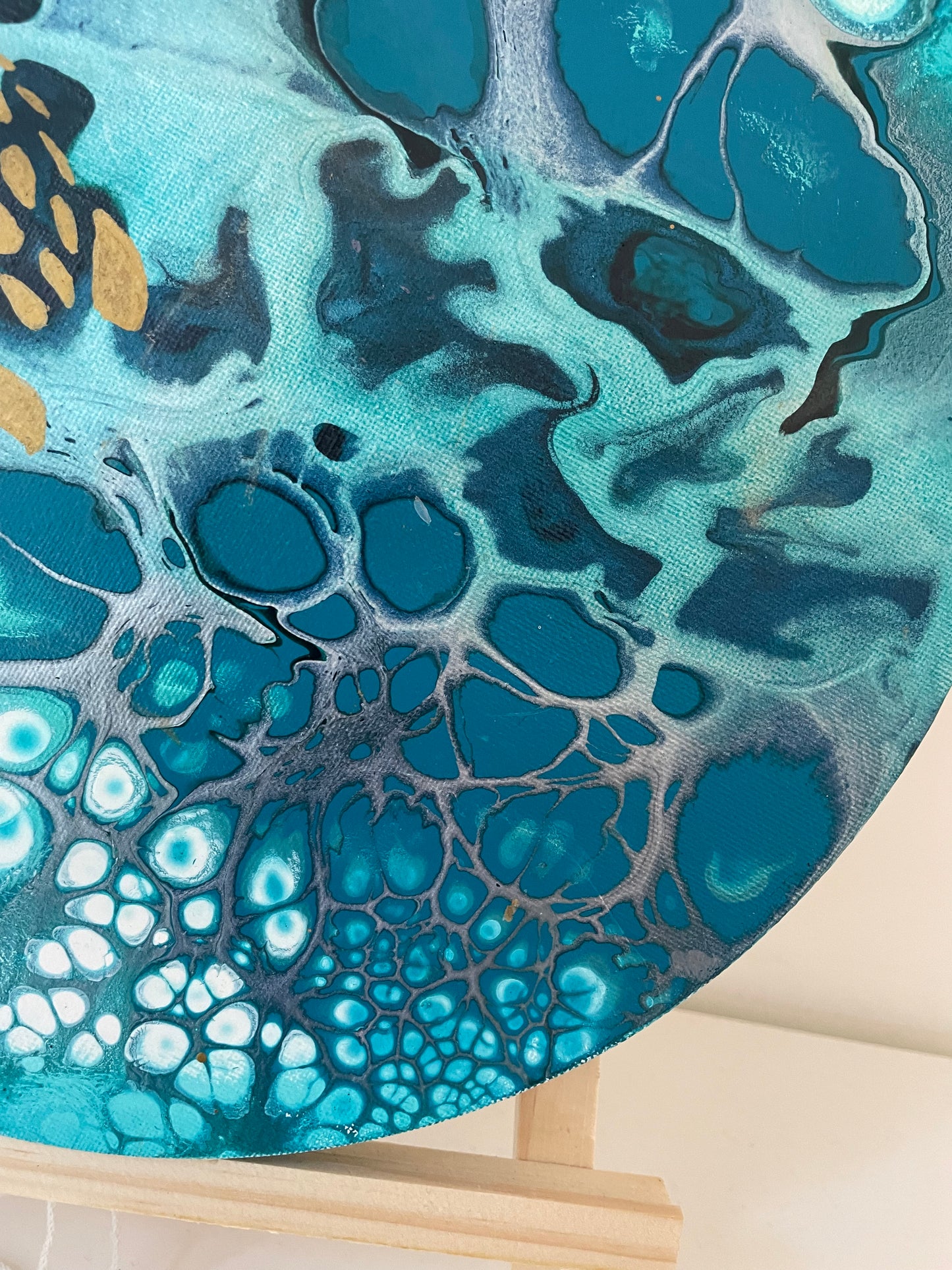 Schilderij rond Ocean turtle