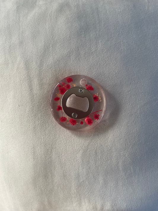 Bloemige Ronde Flesopener