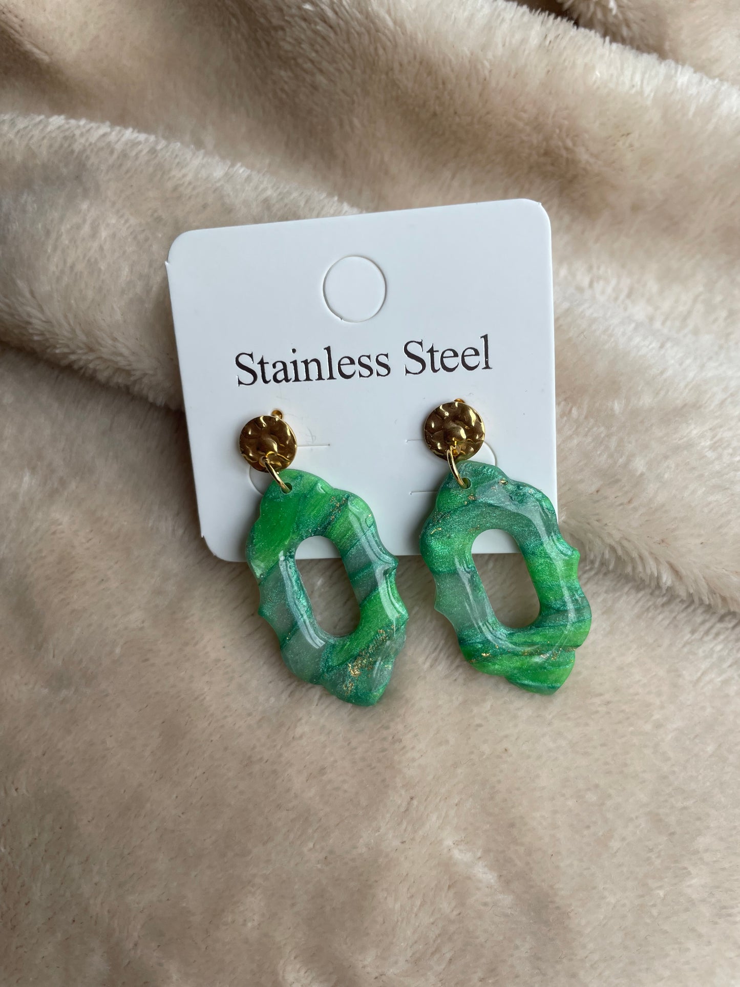 Blush Glow Statement Earrings