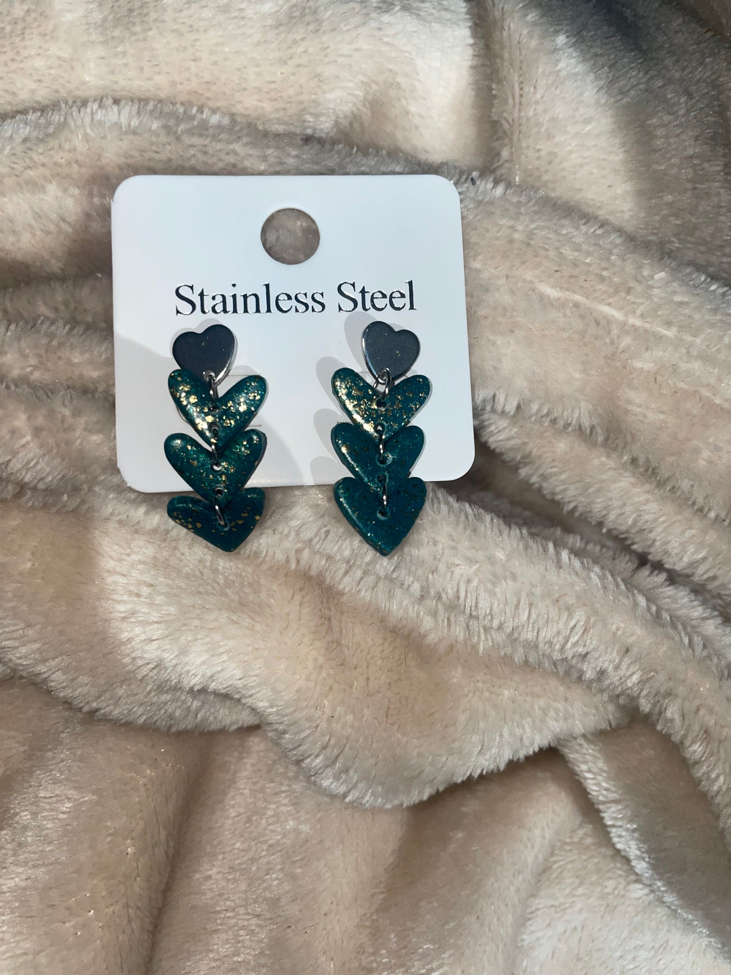 Boucles d'oreilles Sweet Sparkle Hearts