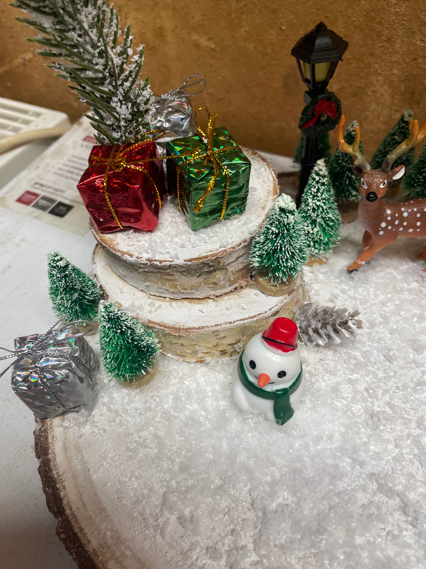 Standing Christmas Wreath Reusable