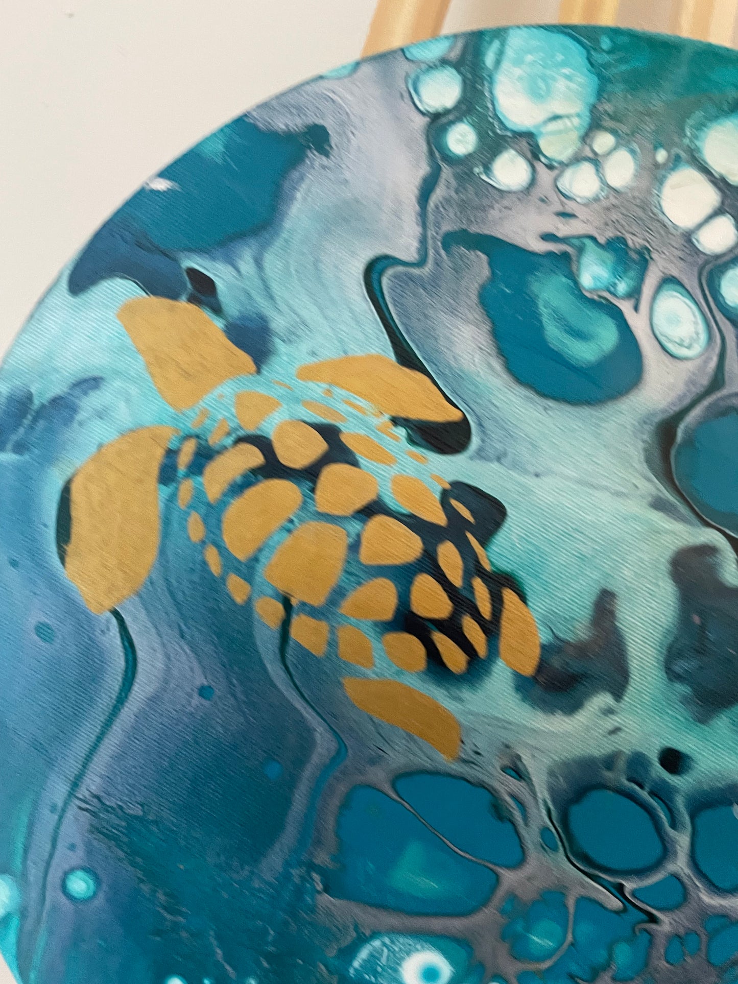 Schilderij rond Ocean turtle