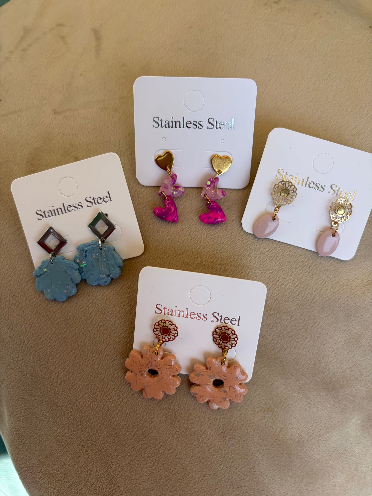 Workshop Sips & Crafts Sparkling earrings🌸