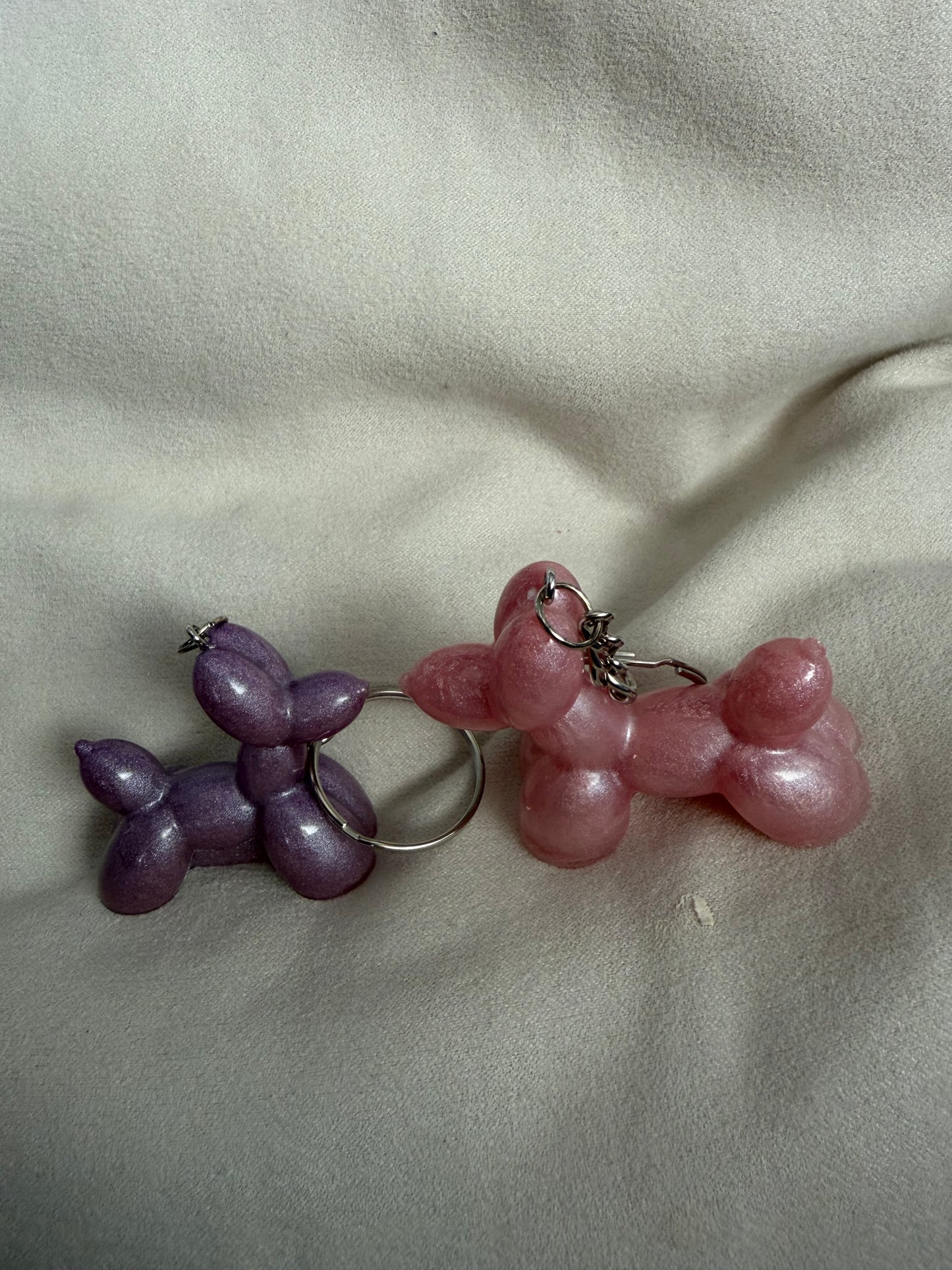 Ballonhondje sleutelhanger