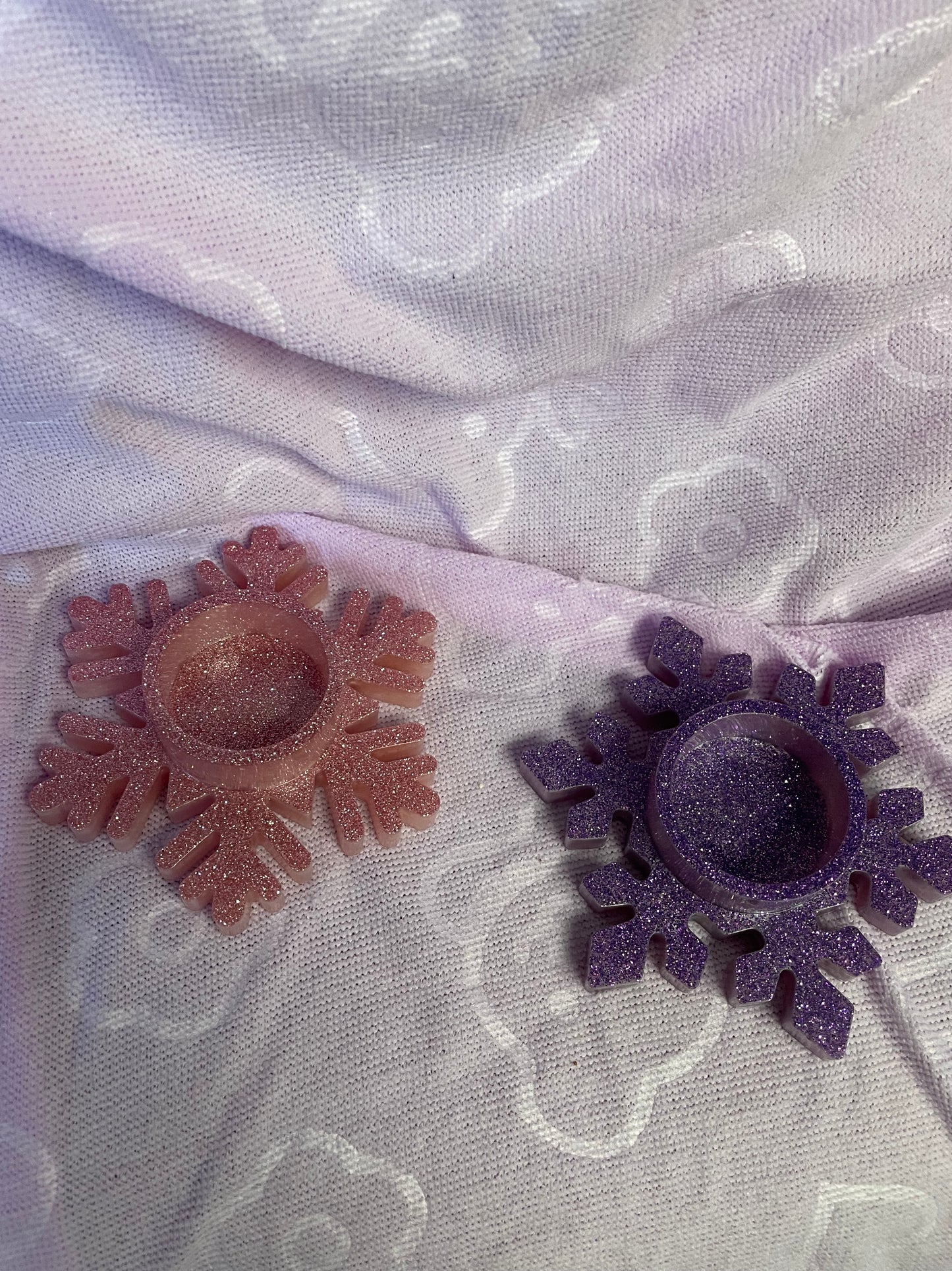 Waxinelichthouder IJskristal