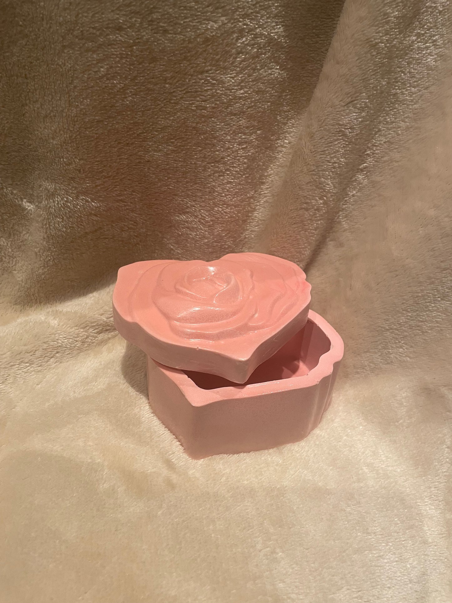 Heartshaped rose opbergpotje