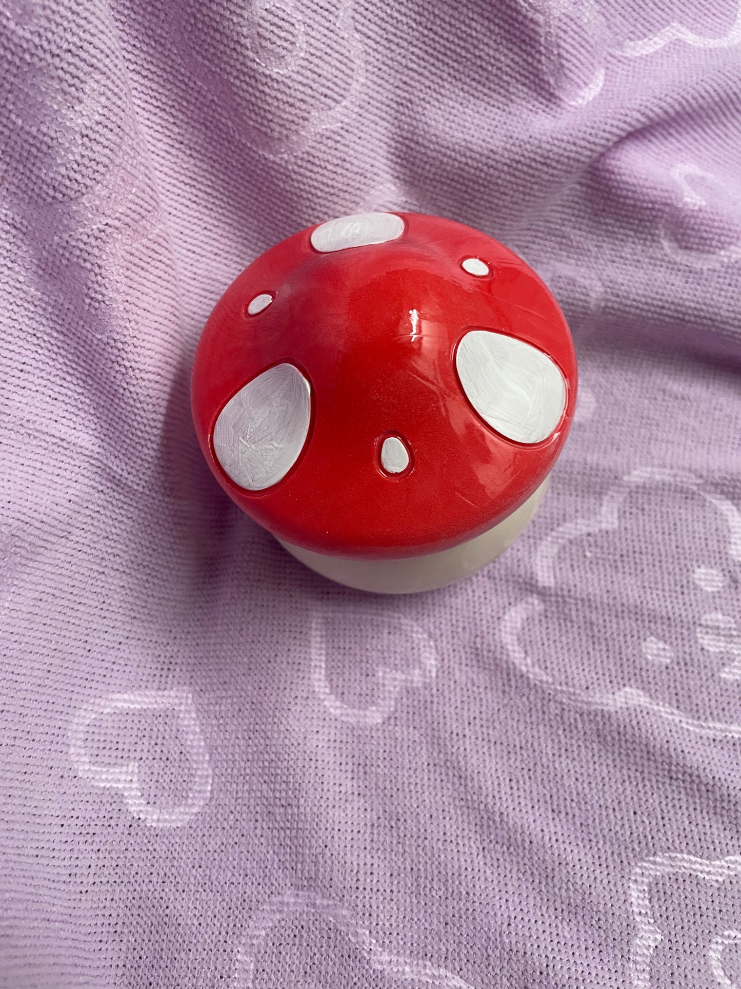 Cutesy paddenstoelen potje