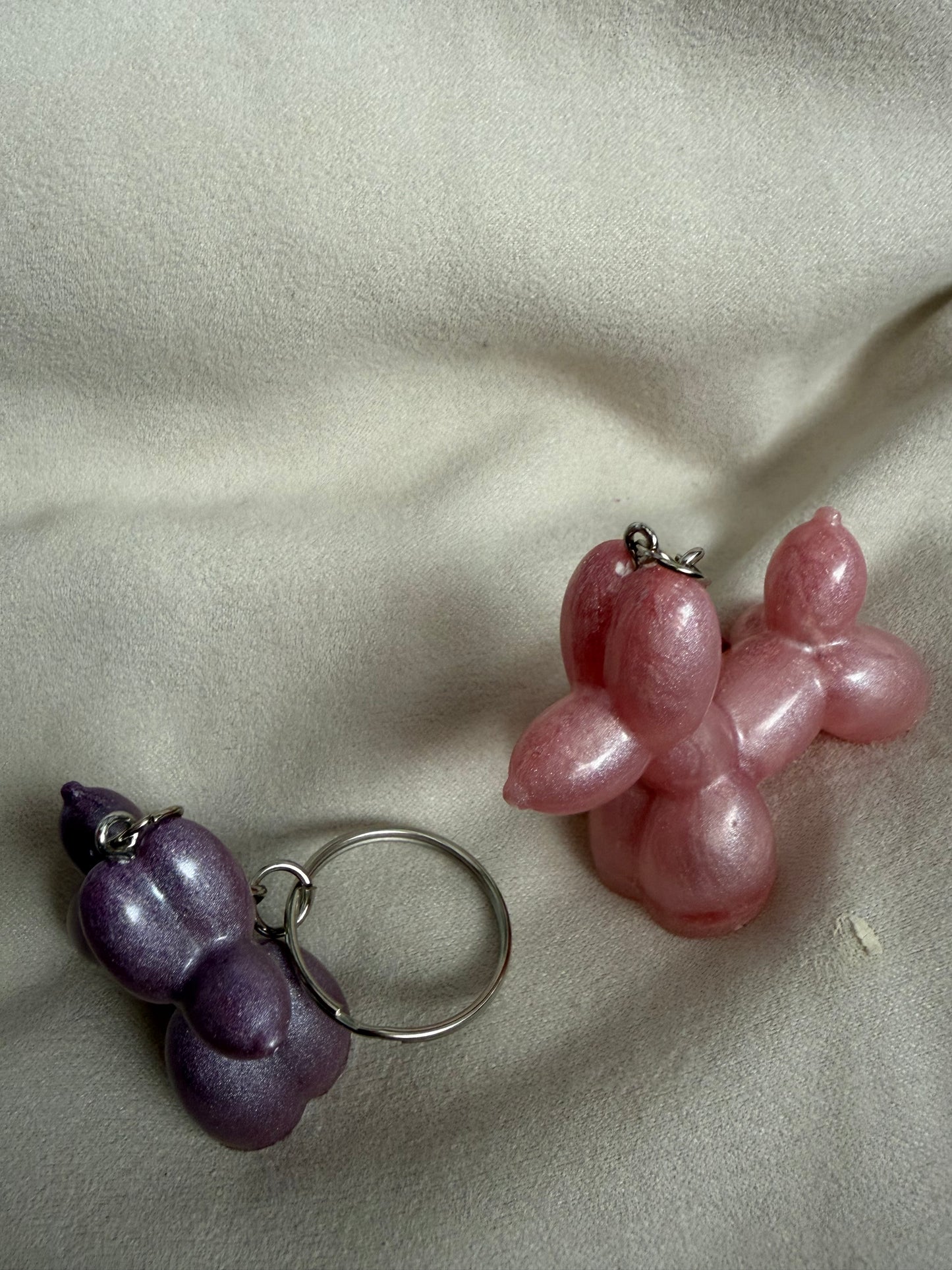 Ballonhondje sleutelhanger