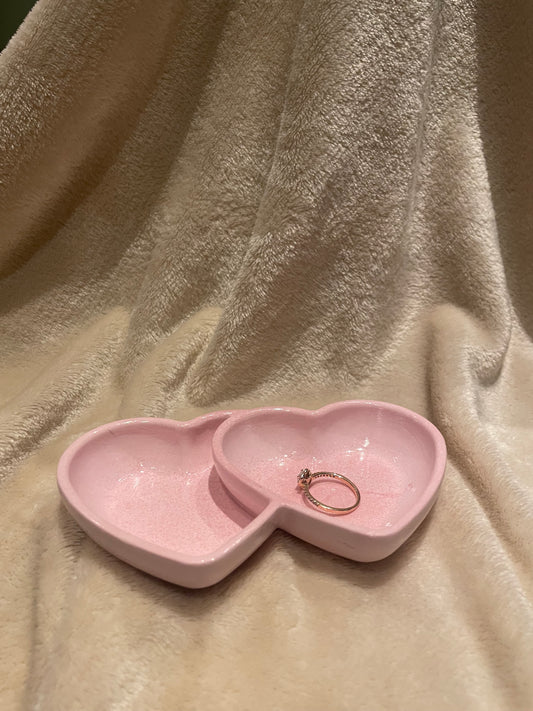 Dual hearts schaaltje - sieradenschaaltje