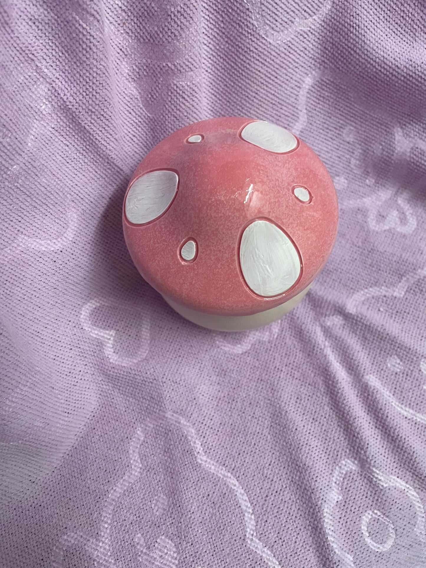 Cutesy paddenstoelen potje