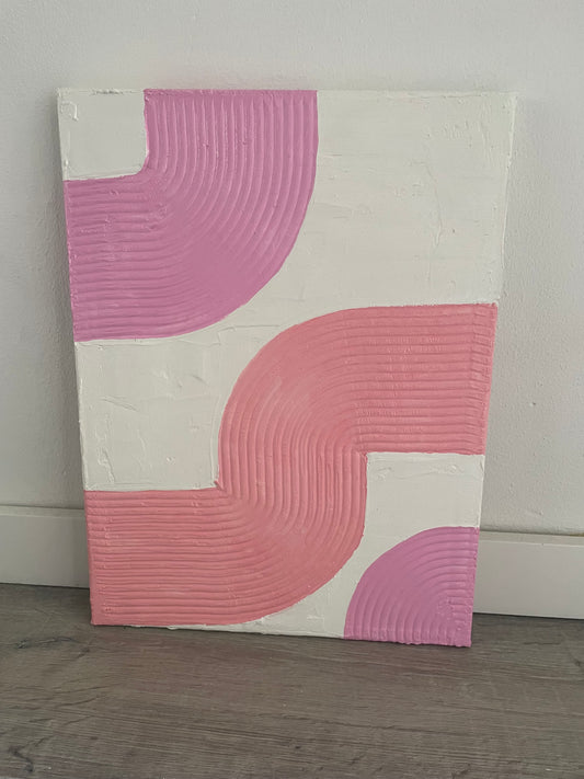 Schilderij abstracte lijnen