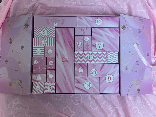 Handmade Luxury Advent Calendar / Holiday Gift Box – 24 days full of jewelry &amp; home decor