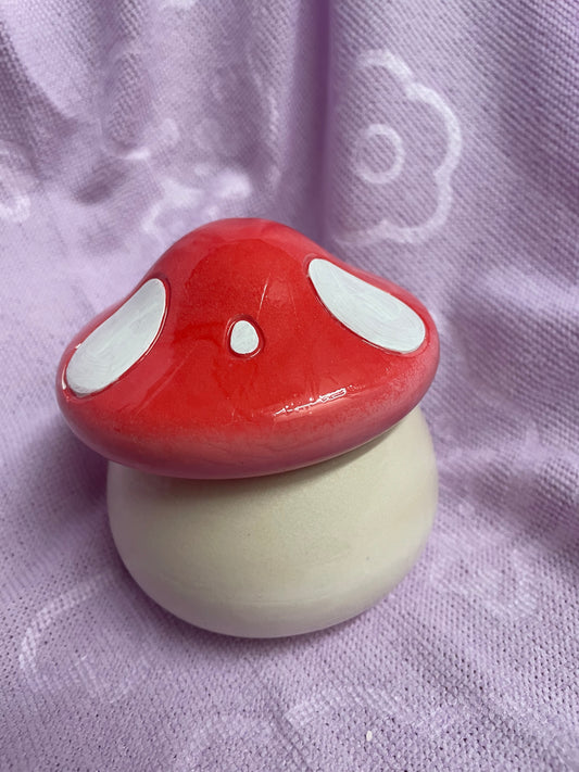 Cutesy paddenstoelen potje