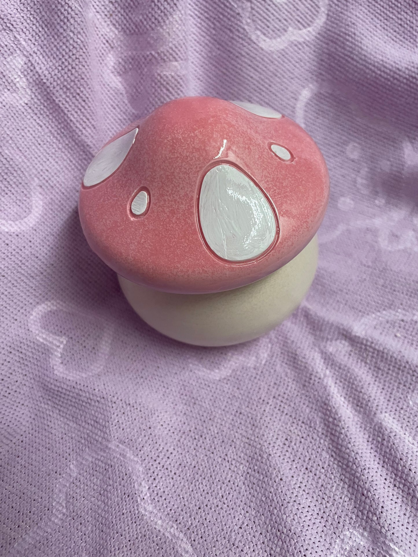 Cutesy paddenstoelen potje