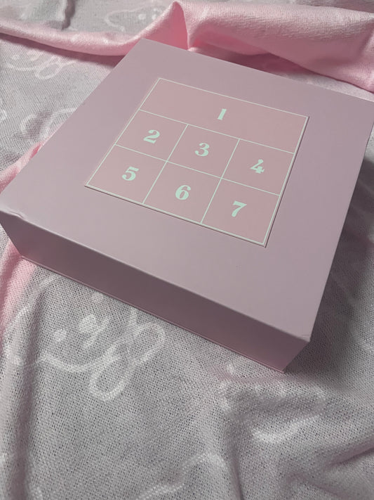 Handgemaakte luxe adventkalender – 7 vakjes met handgemaakte sieraden & woondecor