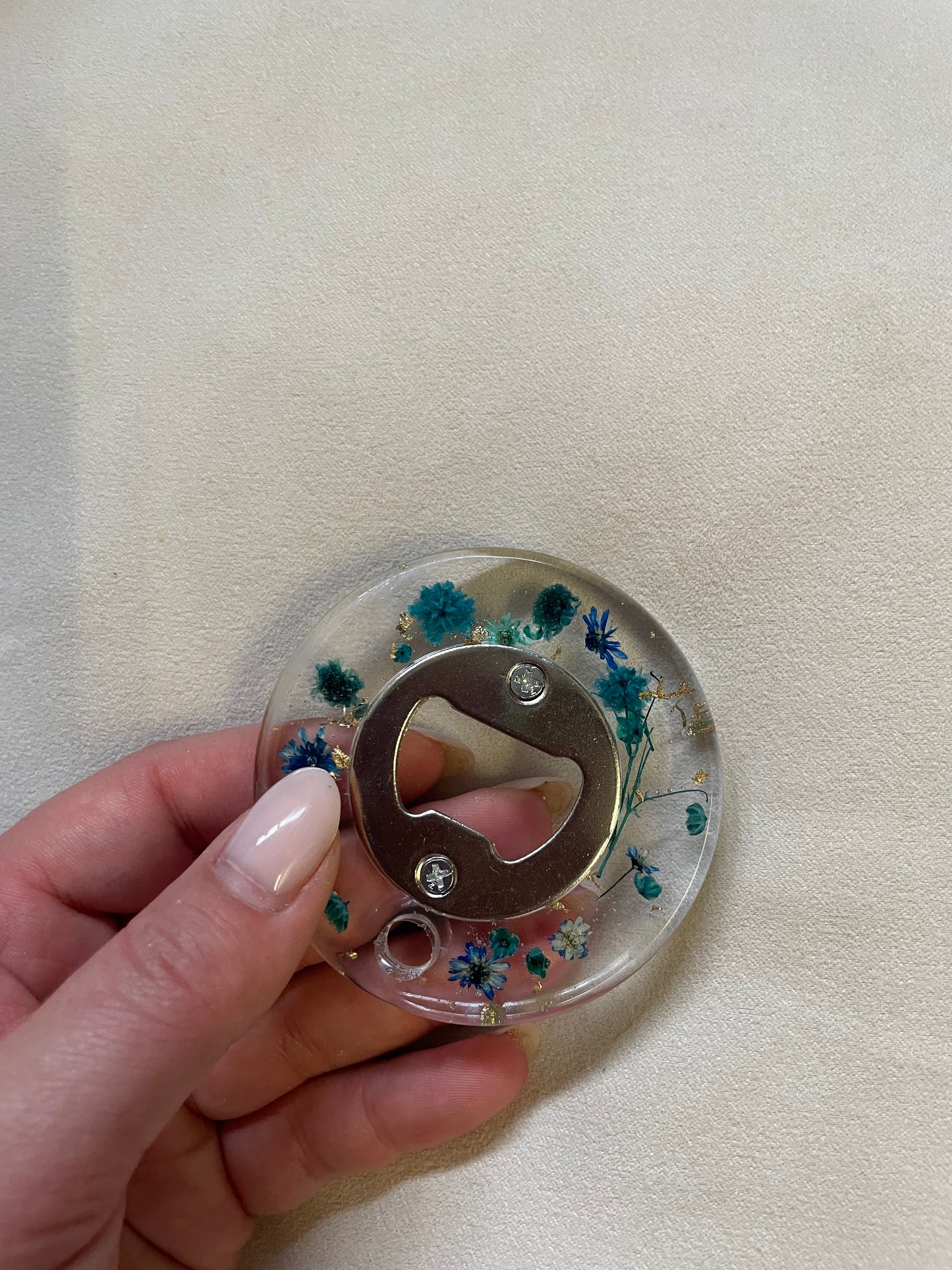Bloemige Ronde Flesopener