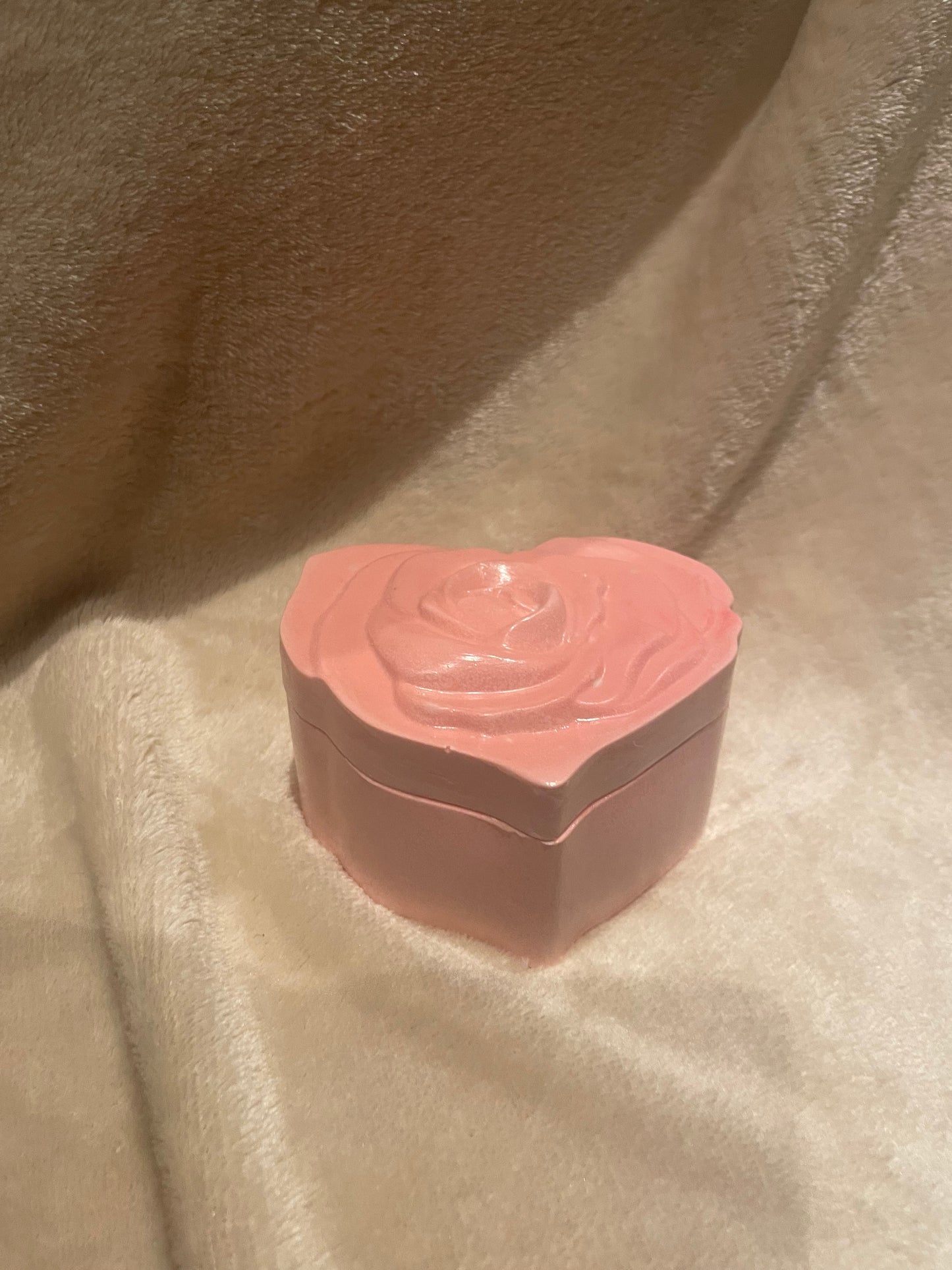 Heartshaped rose opbergpotje