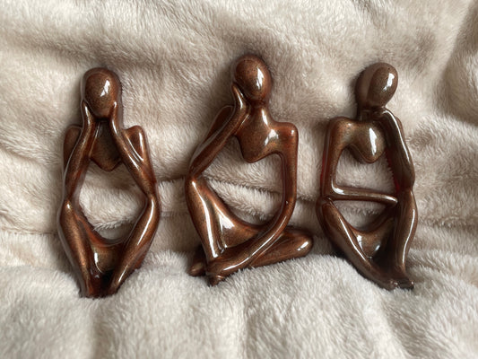 Zien, horen, zwijgen beeldjes Set