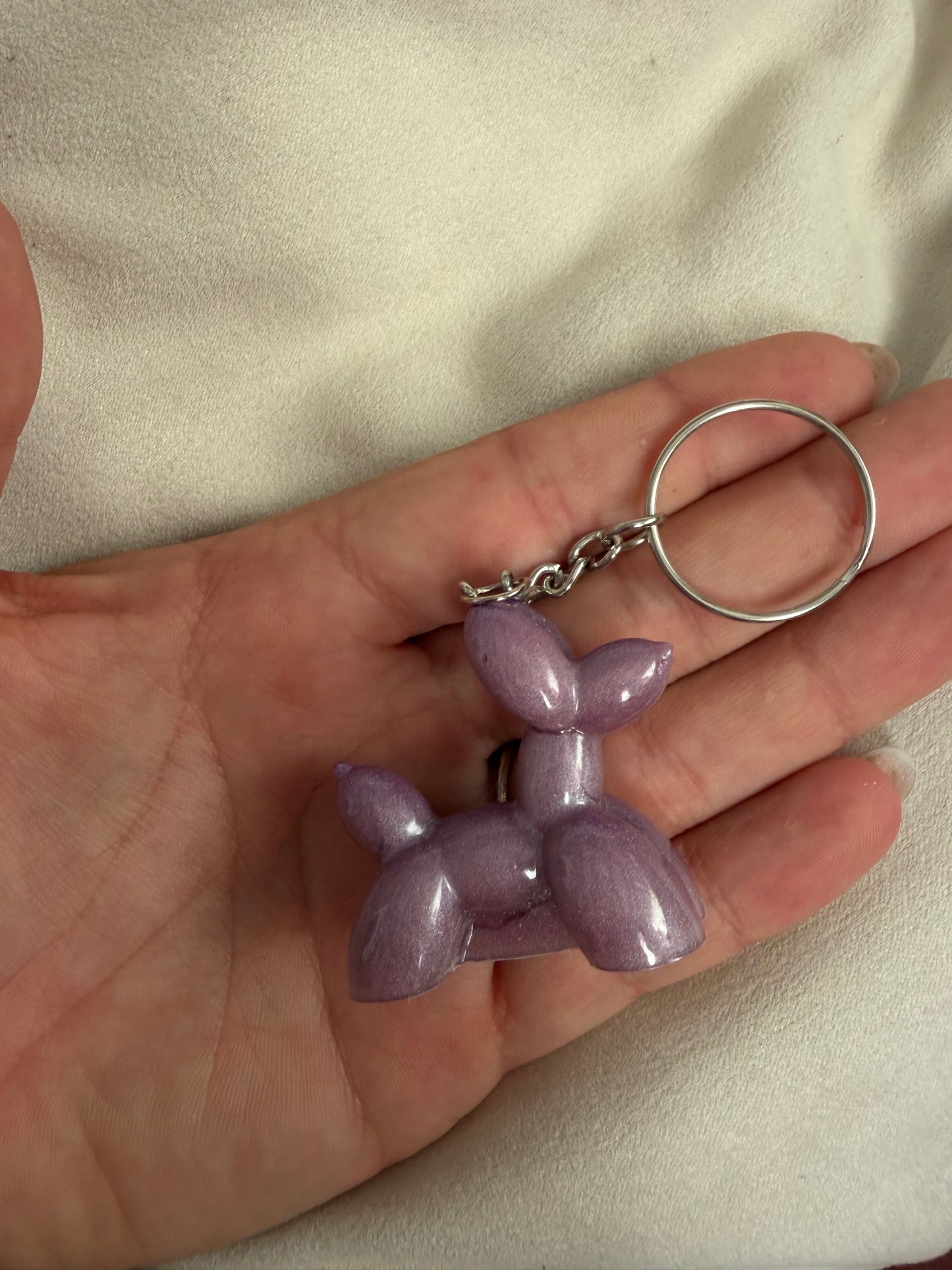 Ballonhondje sleutelhanger