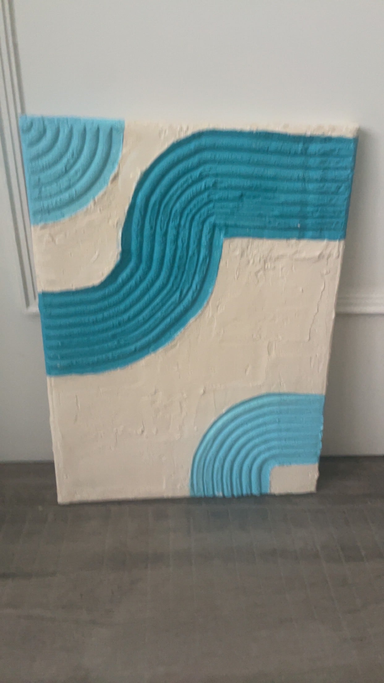 Schilderij abstracte lijnen