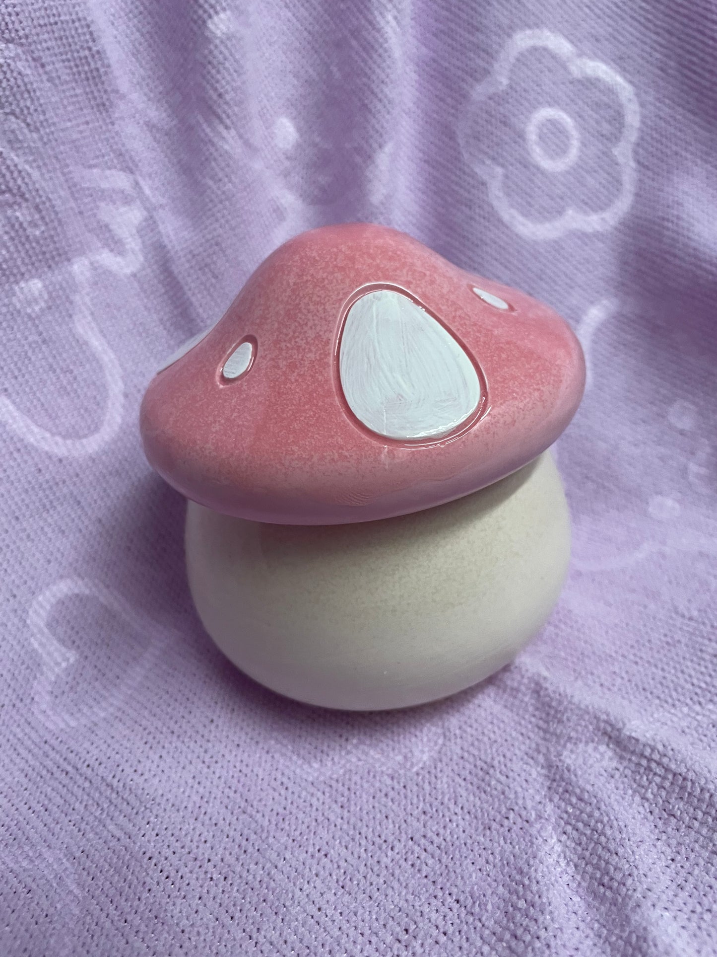 Cutesy paddenstoelen potje