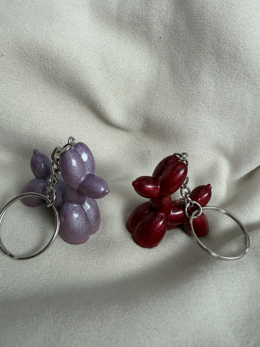 Ballonhondje sleutelhanger