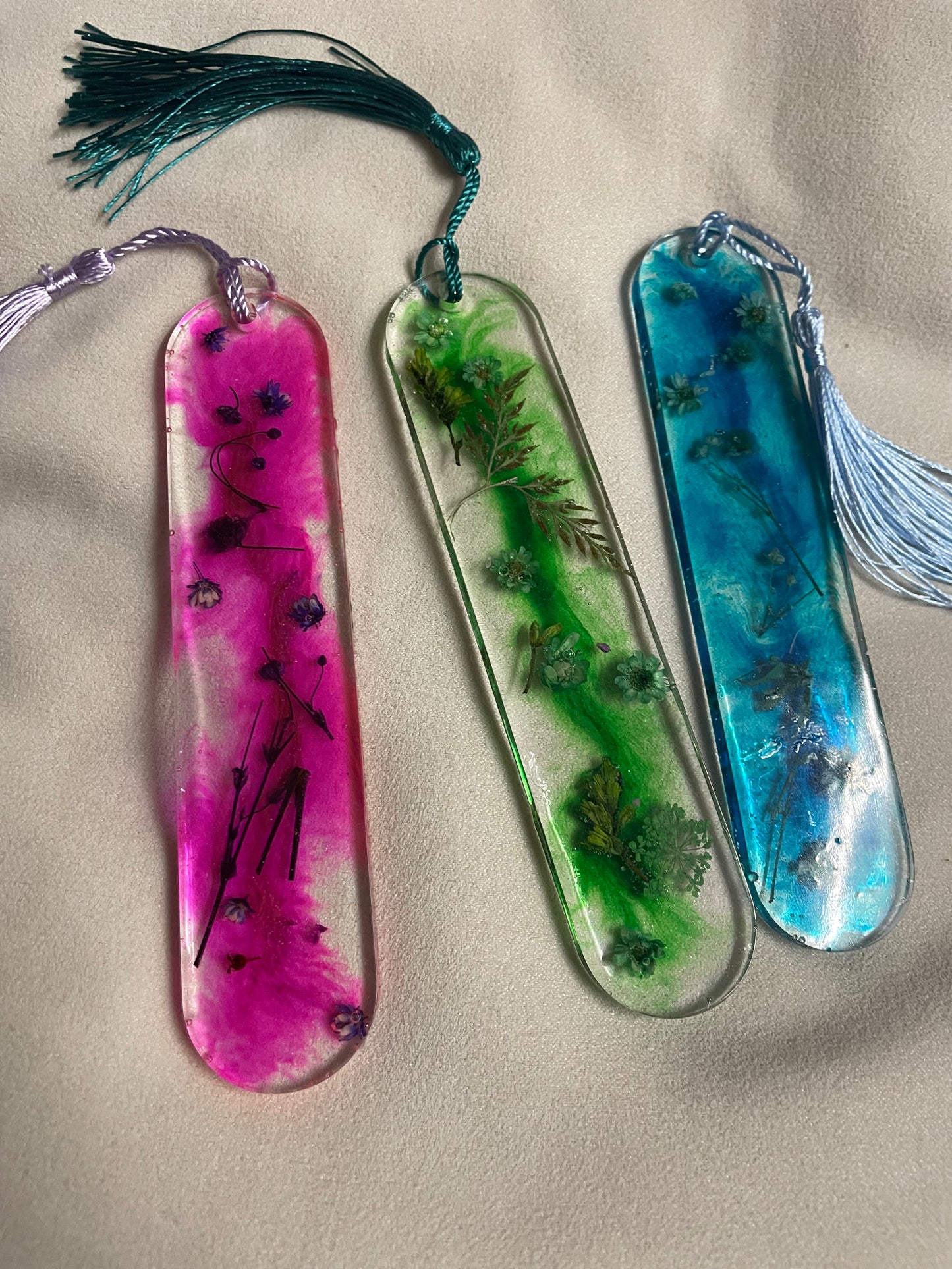 Floral bookmarks