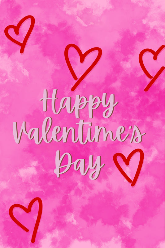 Valentine's Day Greeting Card - Happy Valentine's Day