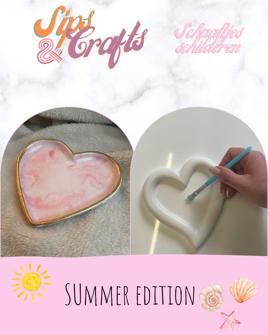 Workshop Sips & Crafts Painting treasures